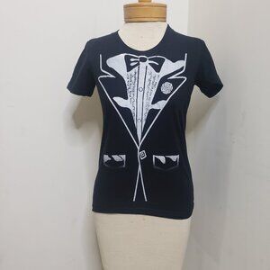 Op Killer black shirt with tuxedo design size small